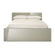 Puro 5'0" Kingsize Bed, Contemporary Style, High Gloss Cream