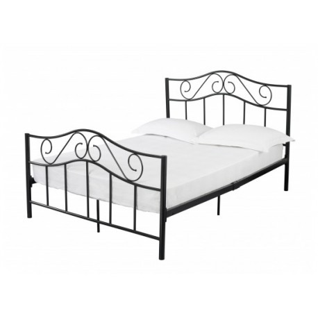 Zeta Small 3ft Size Metal Bed Frame in Black